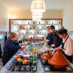 Moroccan Cooking Class with Market Visit For Lunch or Dinner